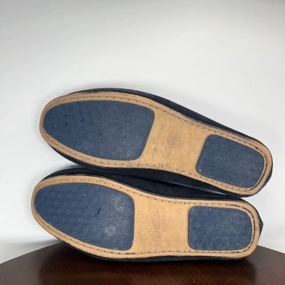 Ted Baker Muddi Loafer Shoes Men's 9 Black‎ Suede Moc Toe Boat Slip On FD05718